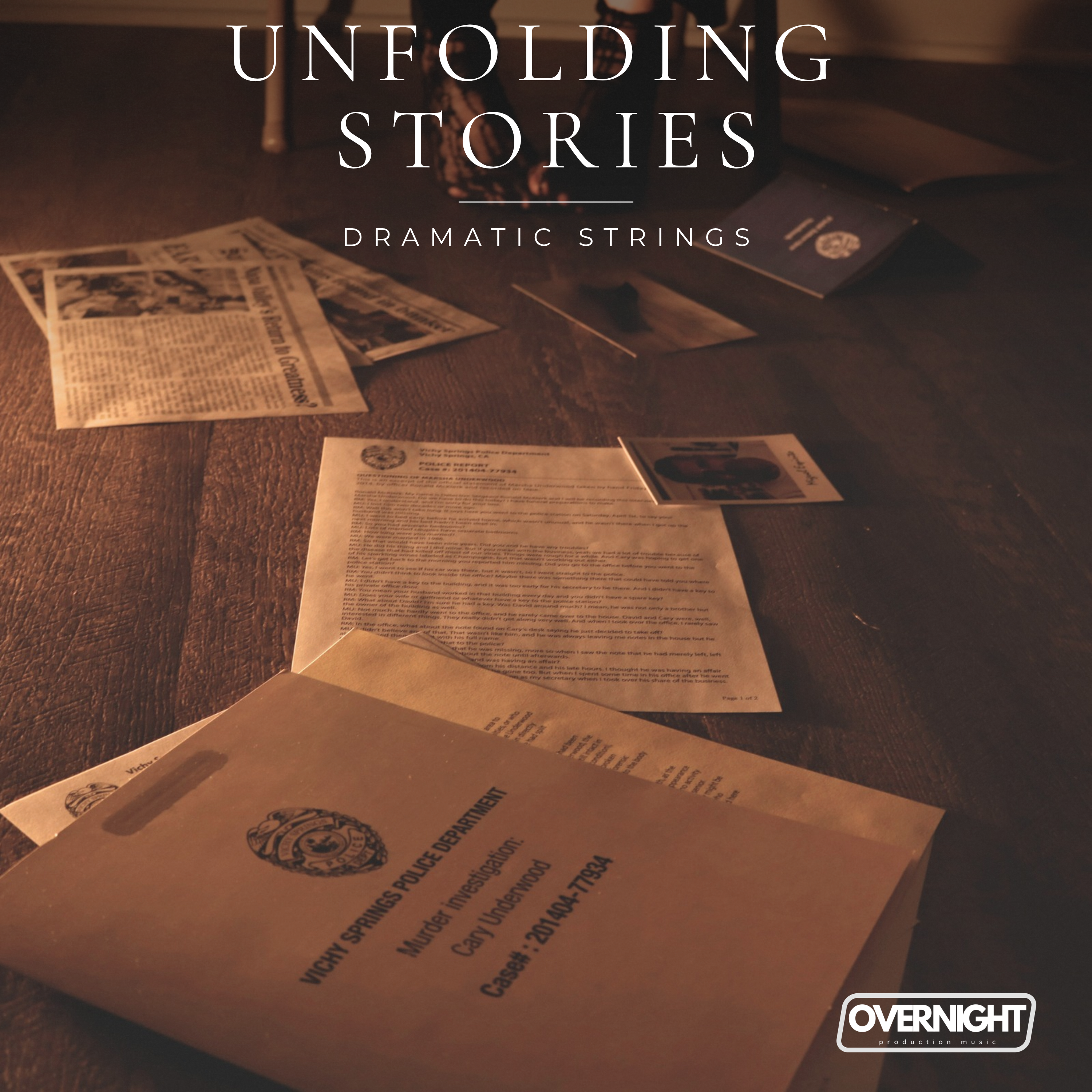 Unfolding Stories — Dramatic Strings album artwork
